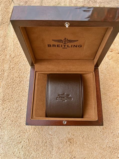 genuine breitling watch box|original breitling watch box.